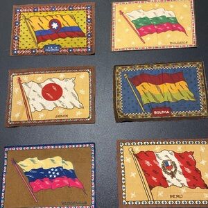 Colorful Vintage Flag Patches